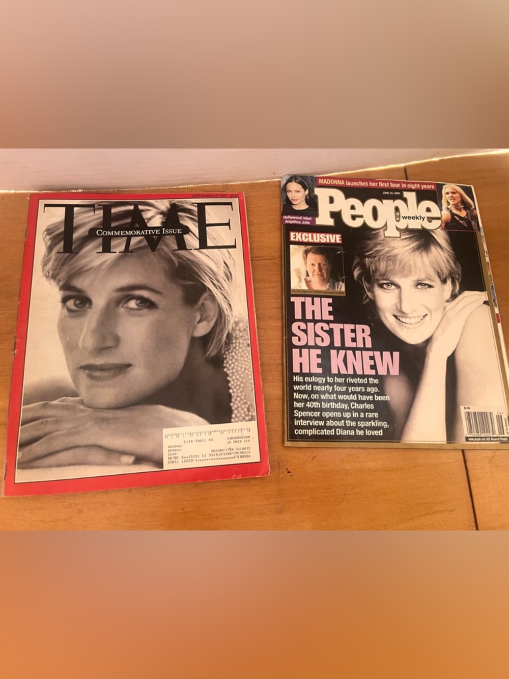 People Magazine & Time Magazine Lot - Princess Diana
